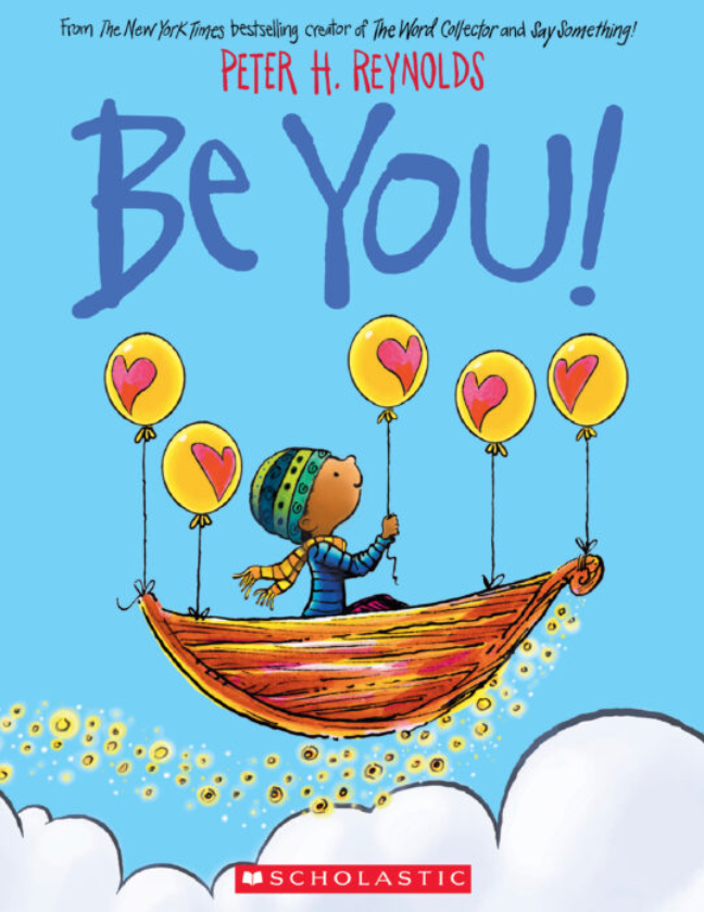 book cover of be you, by Peter H. Reynolds